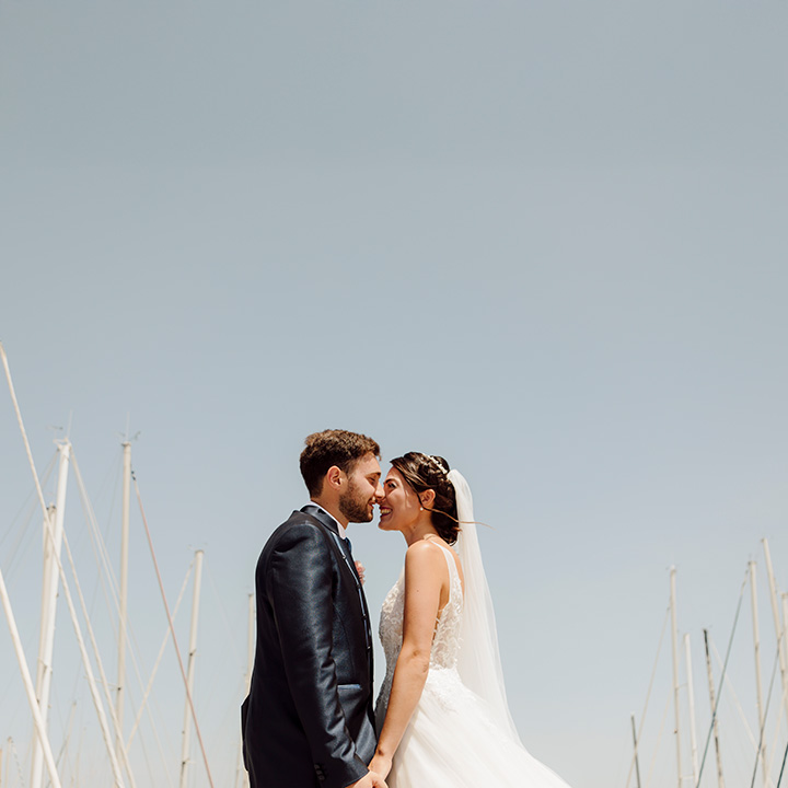 Sposi al porticciolo di Senigallia – Fotografo matrimonio Senigallia